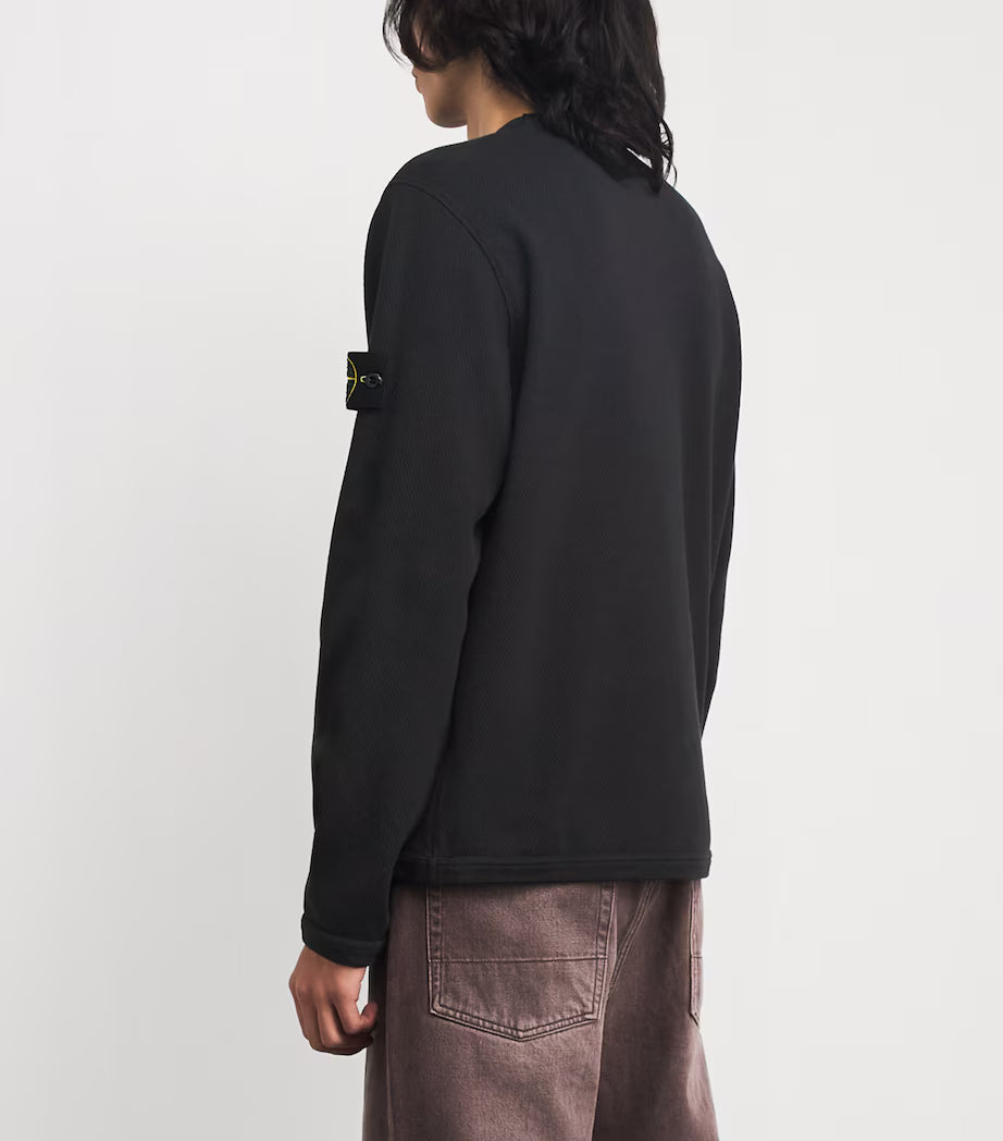 Cotton Compass Logo Sweater Black