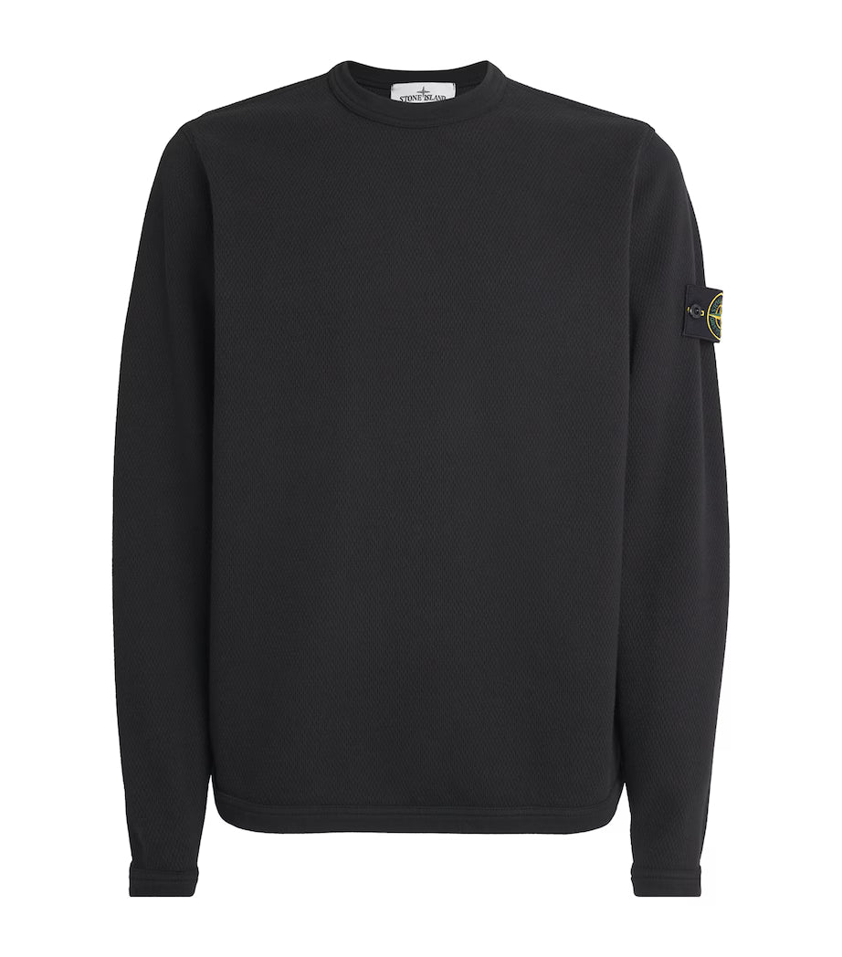 Cotton Compass Logo Sweater Black