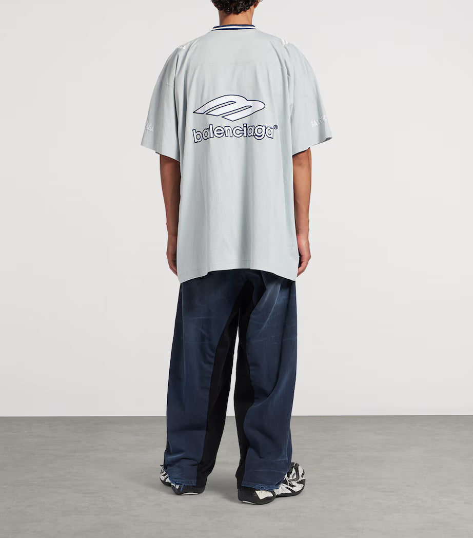 Short Sleeve Designer Sport T-Shirt White