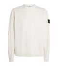 Cotton Compass Logo Sweater White