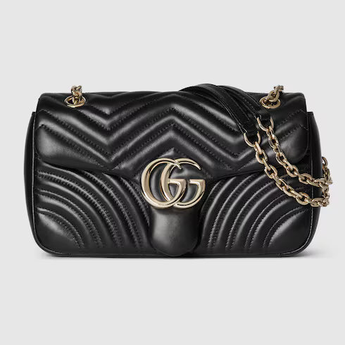 Luxury G's Marmont Shoulder Bag Black