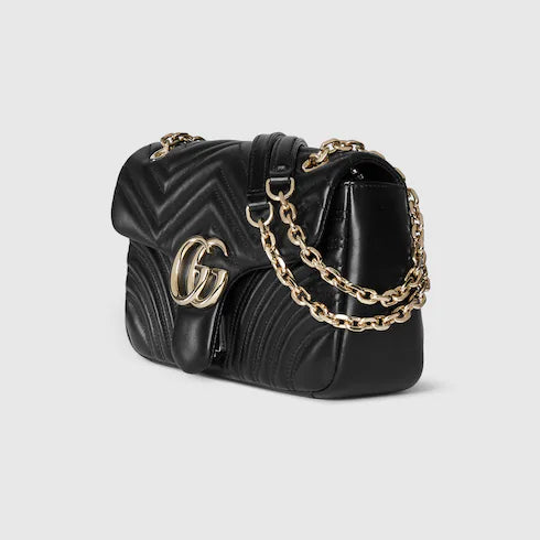 Luxury G's Marmont Shoulder Bag Black