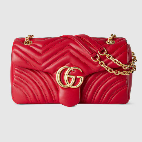 Luxury G's Marmont Shoulder Bag Red