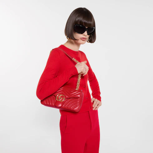 Luxury G's Marmont Shoulder Bag Red
