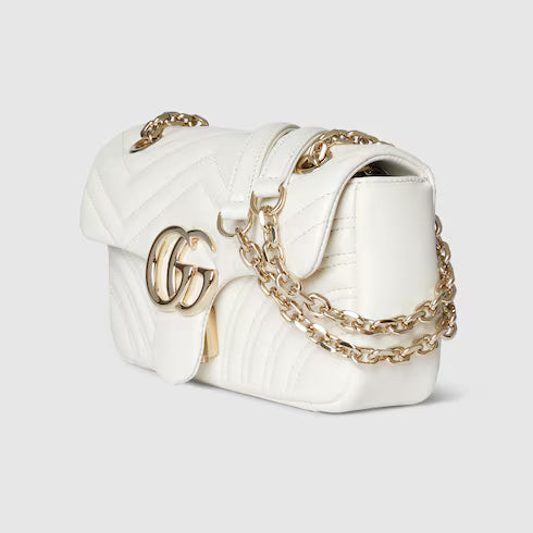 Luxury G's Marmont Shoulder Bag White
