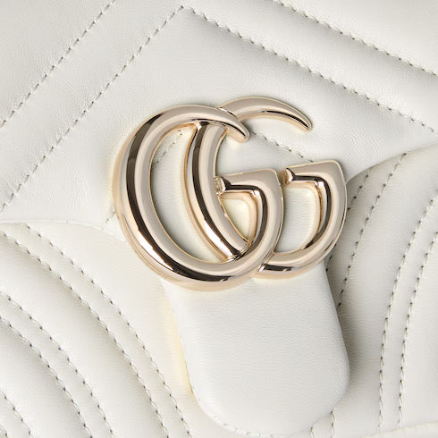 Luxury G's Marmont Shoulder Bag White