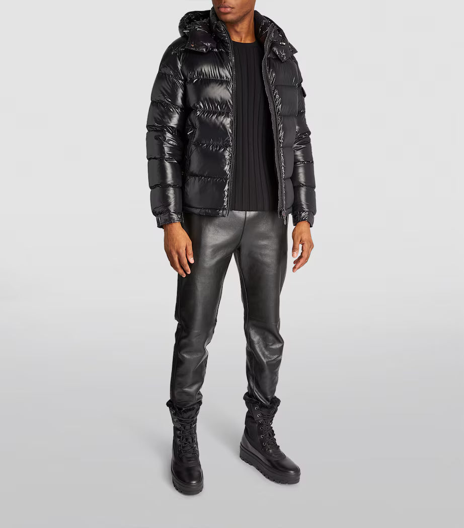 Black Maya Puffer Jacket