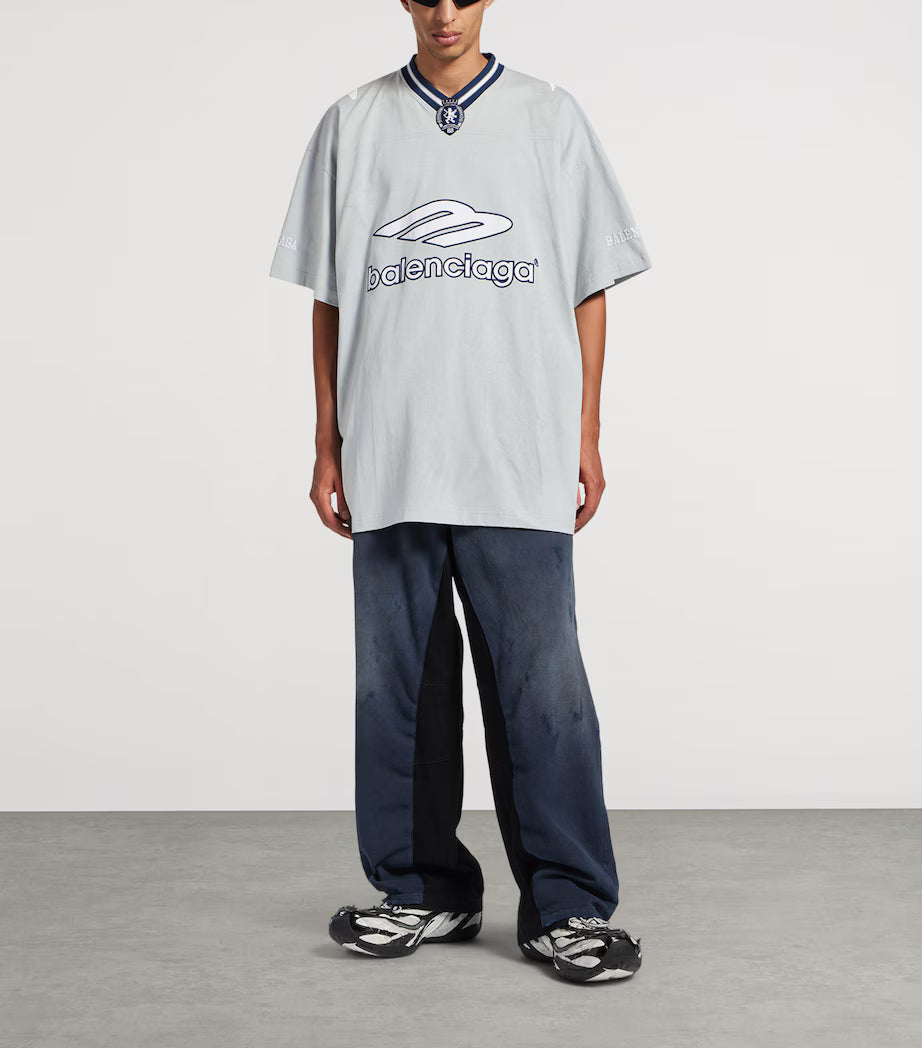 Short Sleeve Designer Sport T-Shirt White